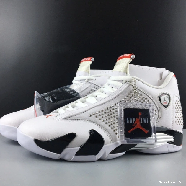BV7630-106 Retro Air Jordan 14 White 0712